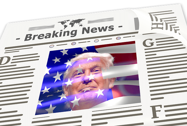 Trump in the newspaper