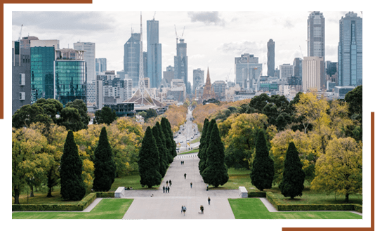 Shrine of Remembrance in Melbourne